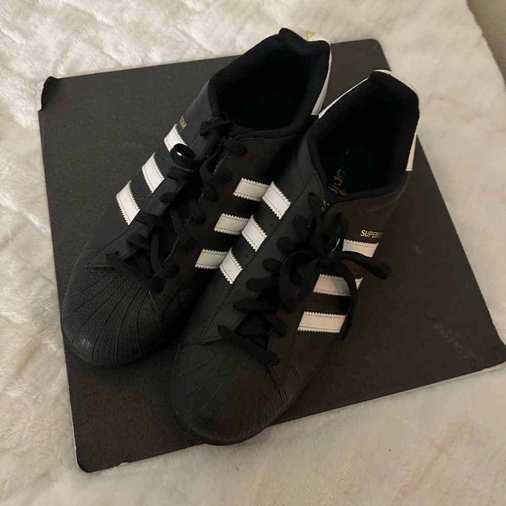 Adidas Black and White Sneakers